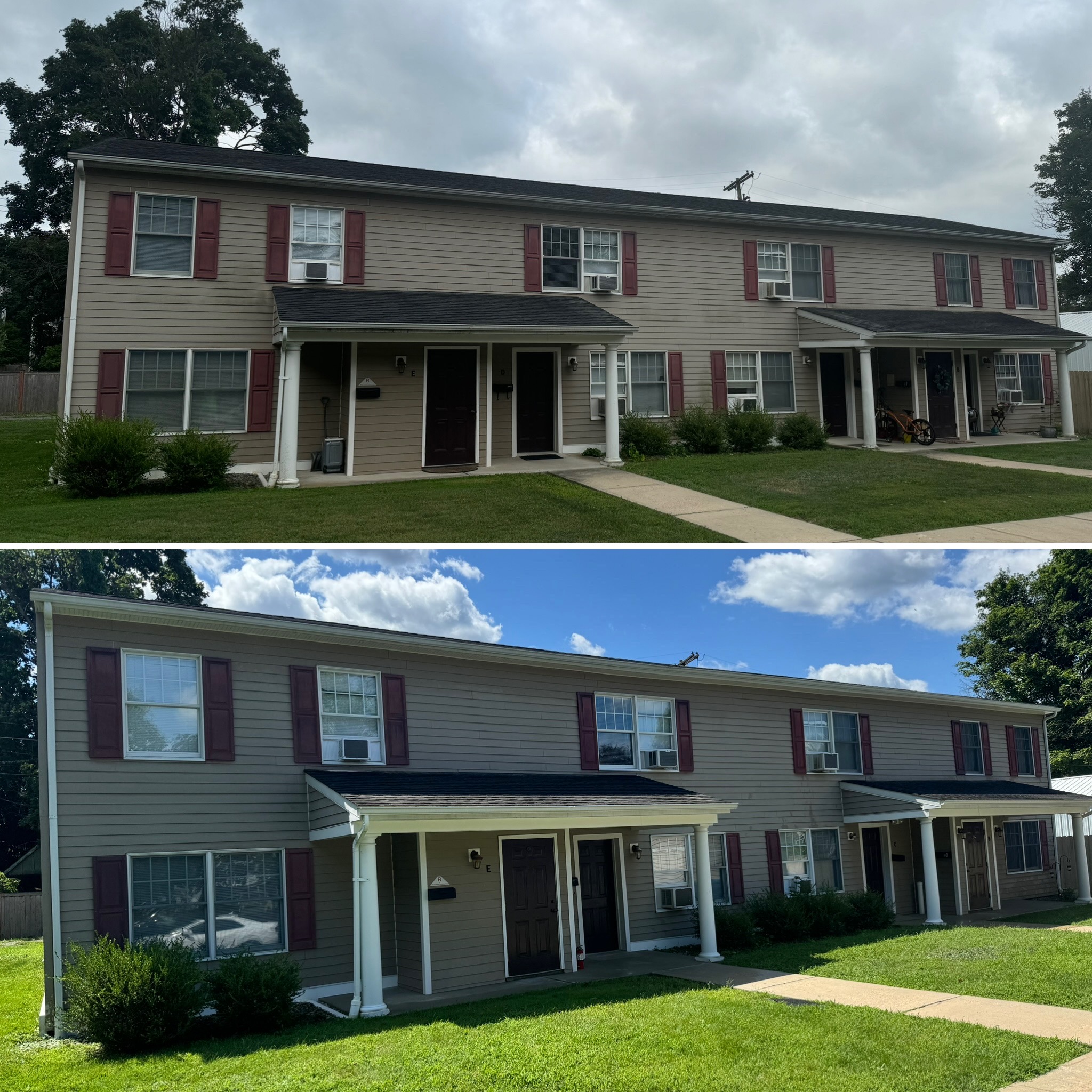 Commercial Power washing of Apartments in Frenchtown Thumbnail