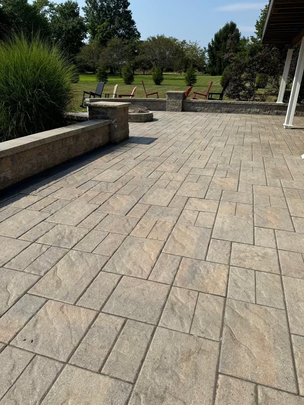 Paver patio Power washing and restoration in Whitehouse Thumbnail